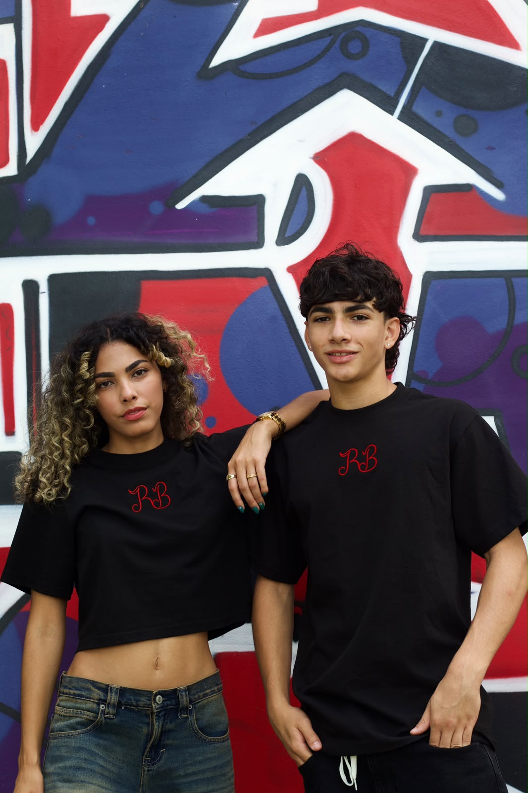 RB COLLECTIONS WOMEN'S BLACK-RED